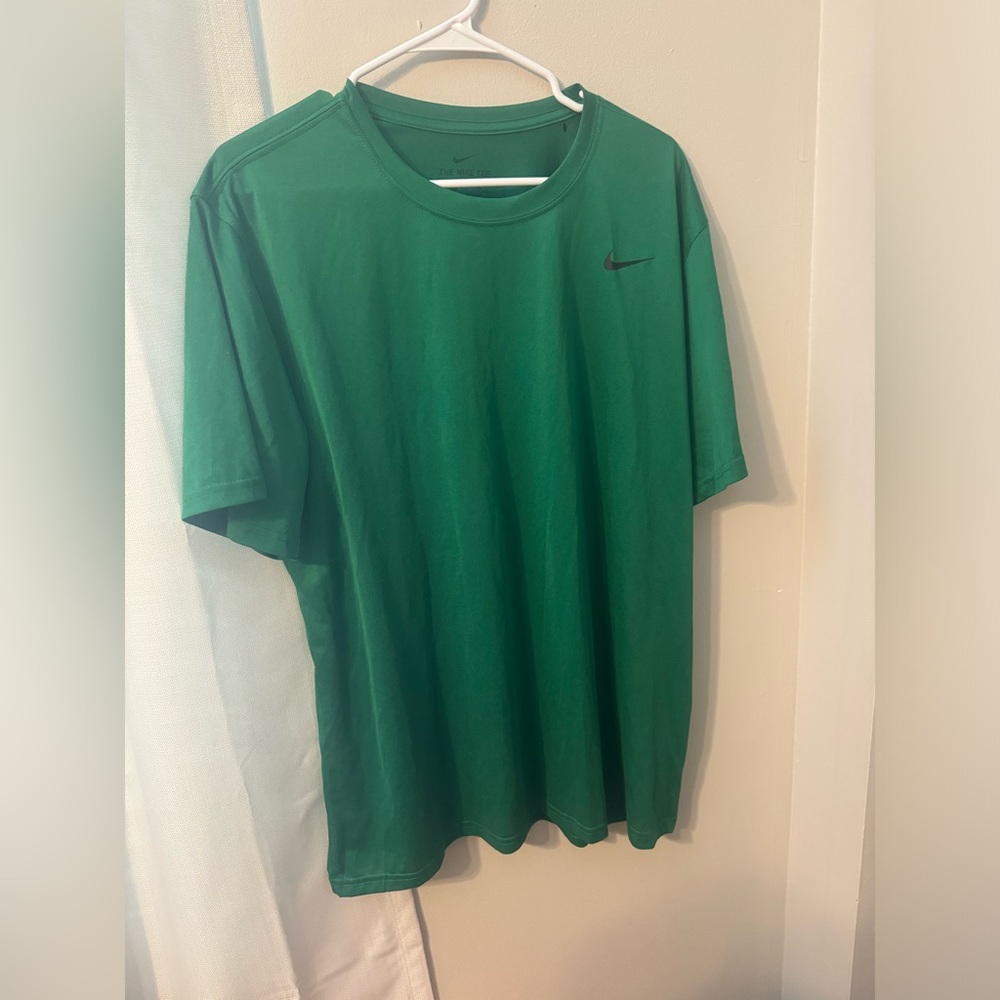 Nike green dri fit shirt